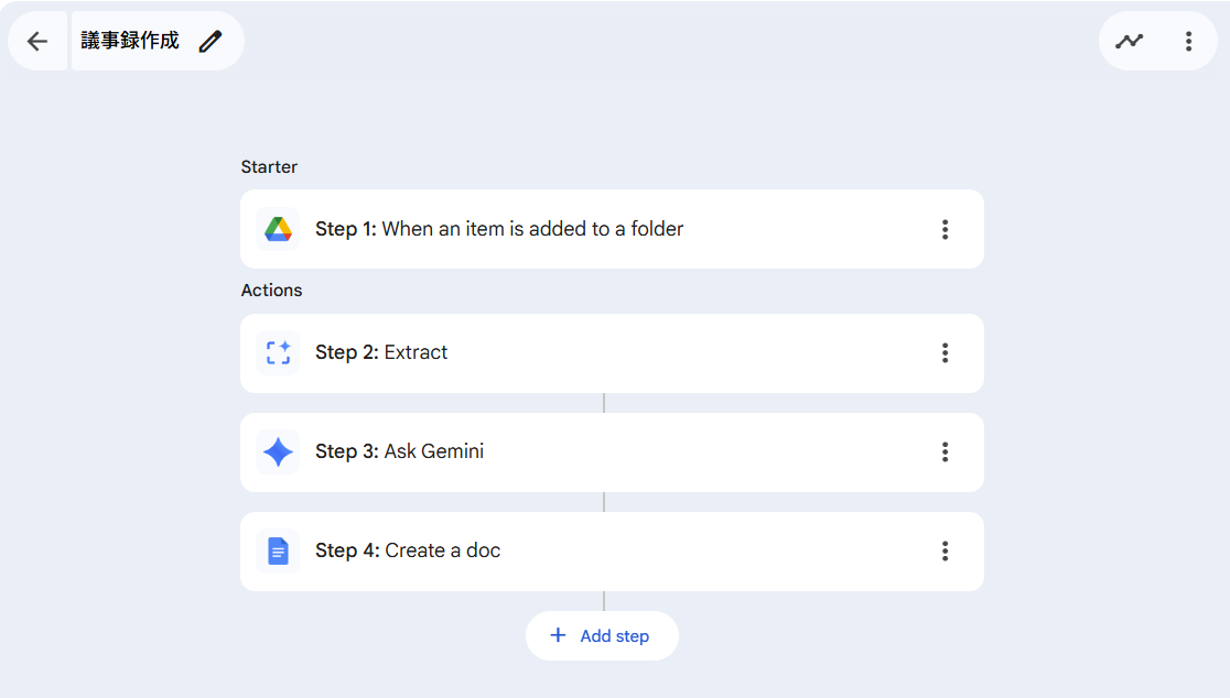GWSStudio100本ノック]メモをフォルダに入れるだけ！議事録作成を完全